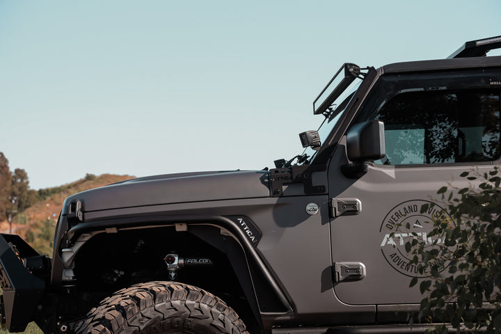 2018-2024 Jeep Wrangler JL Frontier Series Light Mount Brackets