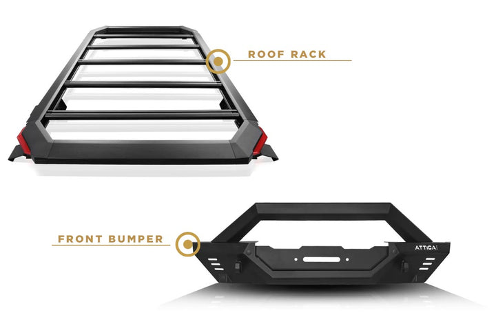 2021-2024 Ford Bronco- (F)Bumper+Roof Rack
