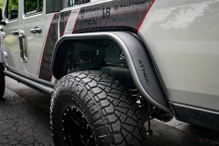 2020-2024 Jeep Gladiator JT Frontier Series Inner Fenders