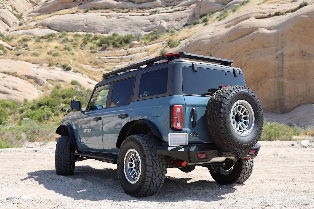 2021-2024 Ford Bronco-(R)Bumper+Bumper Wing+Roof Rack