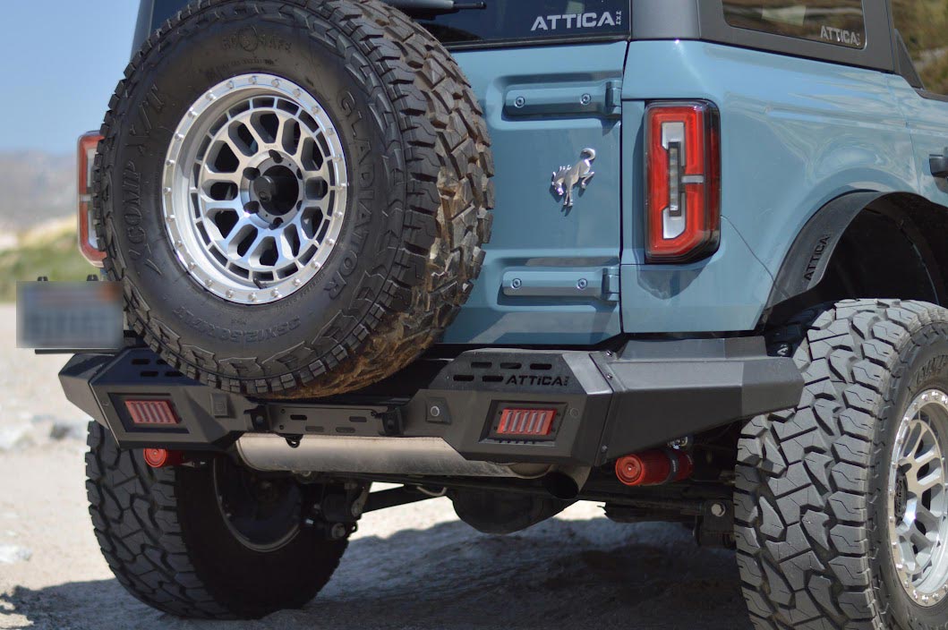 2021-2024 Ford Bronco-(R)Bumper+Bumper Wing+Roof Rack