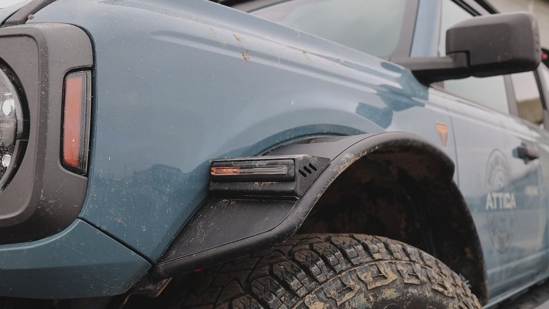 2021-2025 Ford Bronco Frontier Series Front Fender Flares