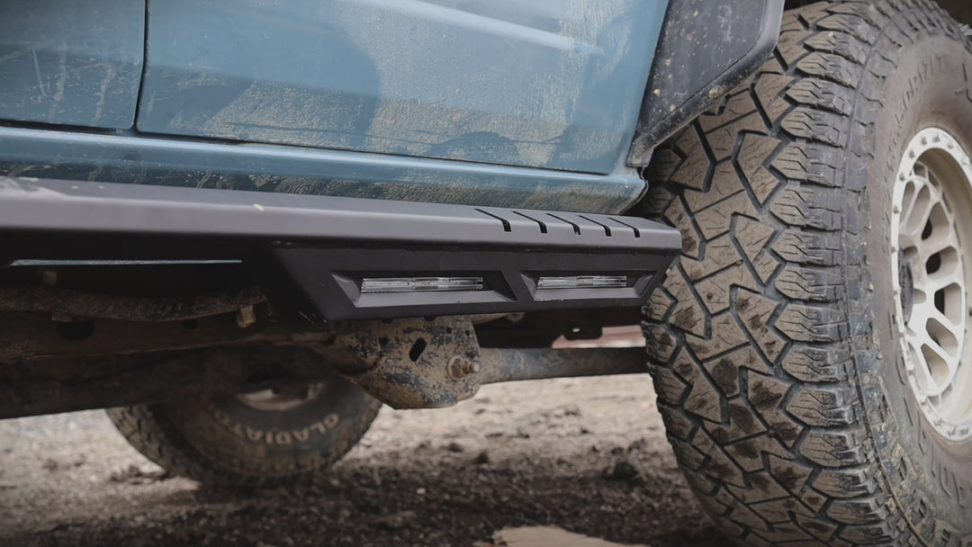 2021-2025 Ford Bronco Frontier Series Side Steps