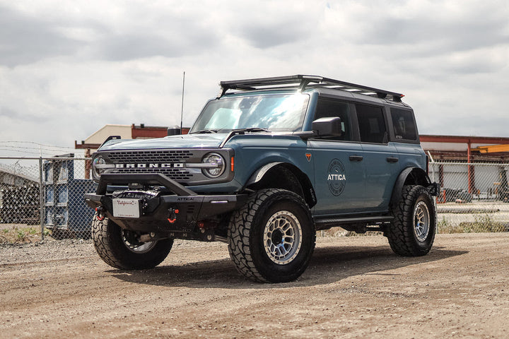 2021-2024 Ford Bronco-Rock Sliders+Roof Rack